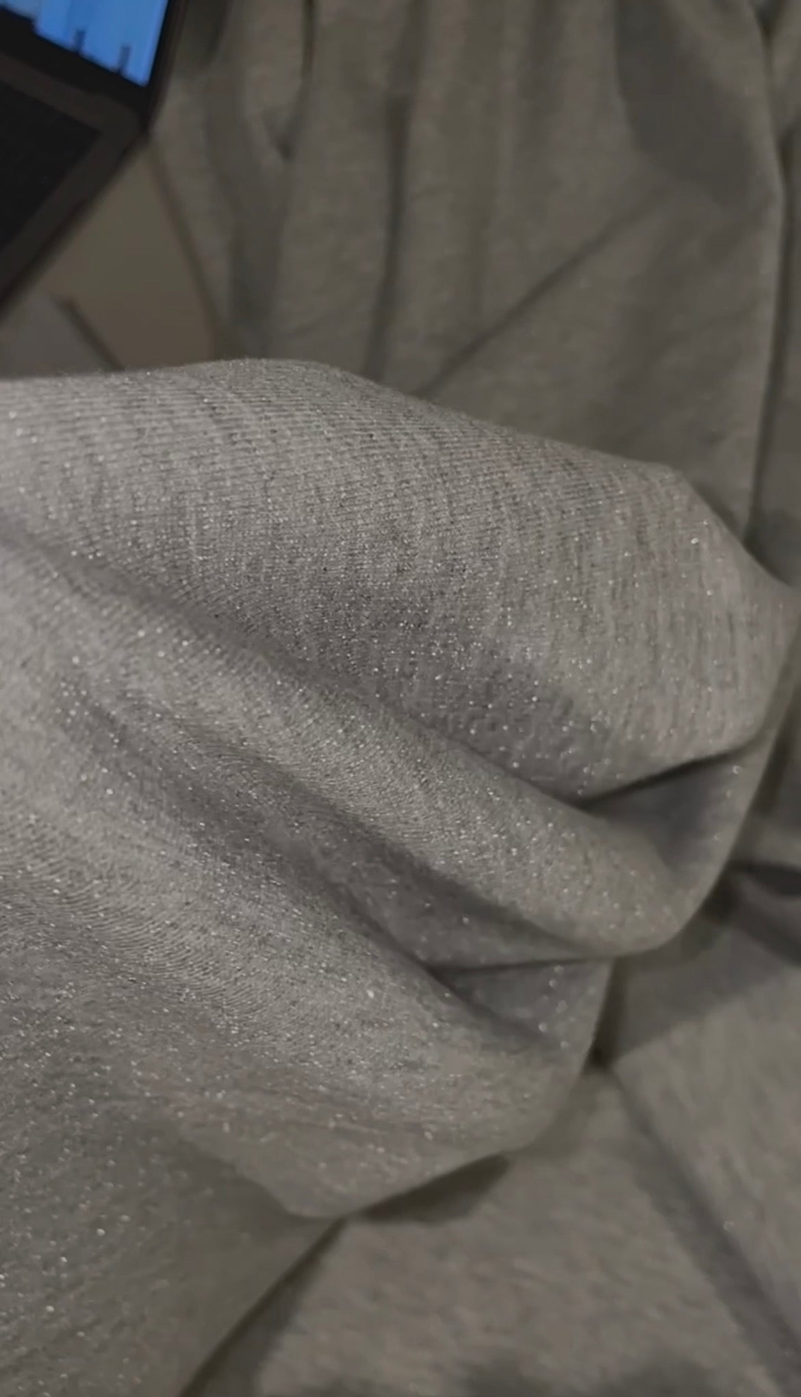 Superstar baggy straight panelled sweatpants in grey